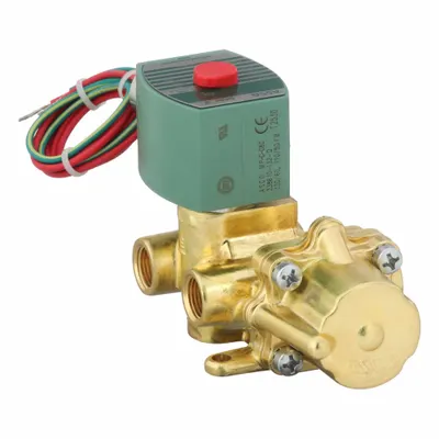 REDHAT Solenoid Valve: 4-Way, 3/8 in Pipe Size, 110V AC/120V AC - 4-Way/2-Position, Configurable Solenoid Valves