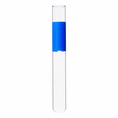 This KIMBLE culture tube is a colorless, round-bottom glass tube with a 10 mm body diameter and 75 mm overall height, providing a 3 mL capacity. It is not graduated and does not include a closure. Suitable for general microbiological procedures, sample storage, and laboratory testing in clinical, research, and educational settings.