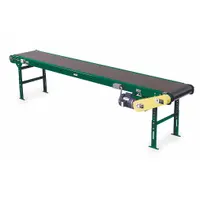 ASHLAND CONVEYOR Belt Conveyor: 18 in Belt Wd, 385 lb Max Load Capacity, 110V AC, 60 fpm Speed, PVC (MPN SB400 18B 21RE1/2A1 60TS M25)