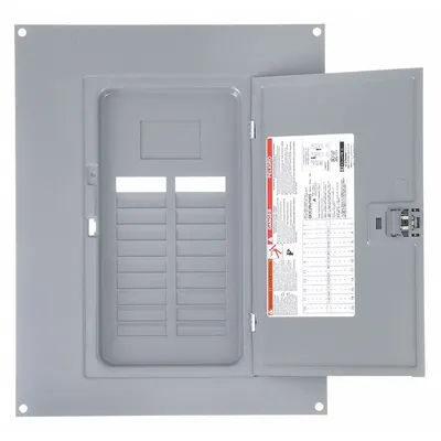 SQUARE D Load Center Cover: 17.92 in Lg, Mfr. No. QO120L125PG/QO116M100P/QO120M100P - Covers for Square D QO Load Centers