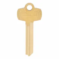 Key Blank: Compatible with BEST Locks, BA Keyway Type, Key ID # KS915, 7 Pins, Brass, Nickel Plated (MPN 7AS1BA1KS915KS800)