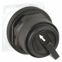 SCHNEIDER ELECTRIC Short-Handled Selector Switch: 30 mm Panel Mount Size, 2 Positions, D Cam (MPN 9001SKS12B)