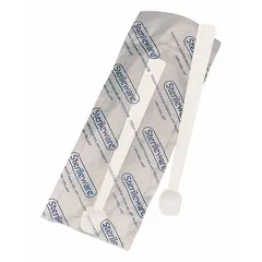Polystyrene Lab Scoop & Spoon, 1.25 mL, White