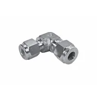 HAM-LET Compression Fitting Elbow: 10 mm OD x 1/2 in OD Fitting Size, Compression x Compression (MPN 765LR SS 10MMX 1/2)