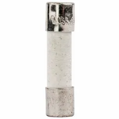 Fast-acting cylindrical fuse rated 1 A, 250 V AC, with a 5 mm x 20 mm non-indicating design. Suitable for overcurrent protection in control panels, power supplies, and instrumentation circuits requiring rapid response.