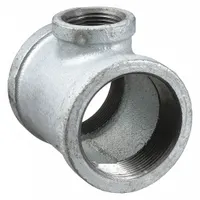 ANVIL Metal Pipe Tee: Tee (run x run x branch), 300 psi @ 150°F, 1 in x 1 in x 1/4 in, Made in USA (MPN 0311040406)