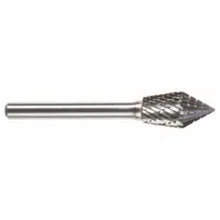 SGS PRO Carbide Bur: Cone/Inverted Cone, SJN-5CO, 1/2" x 7/8" Head, 1/4" Shank (MPN 15862)