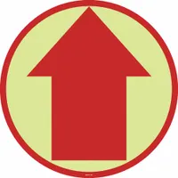 Anti-Slip Floor Sign: Vinyl, Adhesive Sign Mounting, 17 in x 17 in Nominal Sign Size, 0.017 in Thick (MPN FSG-17-601)