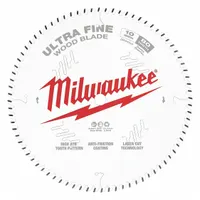 MILWAUKEE Circular Saw Blade: 10 in Blade Dia., 80 Teeth, 0.1 in Cut Wd, 5/8 in Arbor Size, Carbide (MPN 48-40-1032)