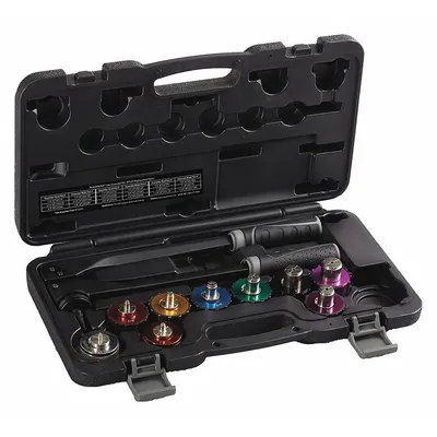 BLACKMAX Tube Expander Kit: For 1/4 in Tube Size, Copper, 9 Heads Included - Tube Expander Kits