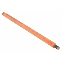 Jointed copper-coated arc gouging electrode for removing metal, weld defects, and risers. Measures 1/2 in x 17 in, rated 1000 A on DCEP polarity. Pack of 100. Copper coating enhances conductivity and arc stability