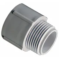 Threaded Conduit Adapter: PVC, 1/2 in Trade Size (MPN 5140103)