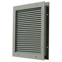 Door Louver: Steel, 18 in Opening Ht, 24 in Opening Wd, 17 1/4 in Louver Ht, 23 1/4 in Louver Wd (MPN L-700-BF-24x18)
