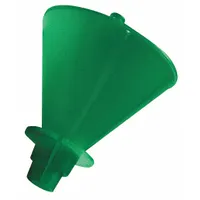Spout Funnel: Polyethylene, 8 fl oz Fluid Capacity, 4 in Overall Dia, 4 in Overall Ht, 1 in Spout Lg (MPN 95855-7)