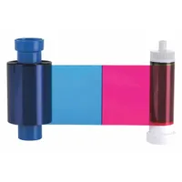 ID Card Printer Ribbon: Full Color, 300 Prints per Roll (MPN MC300YMCKO/2)