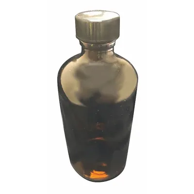 OEM Sampling Bottle: 500 mL - Amber Narrow Mouth Round Glass Lab Bottles