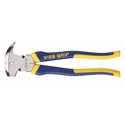 IRWIN Fencing Plier: 7/8 in Jaw Lg, 3 1/4 in Jaw Wd, 1 1/4 in Max Jaw Opening - Fencing Pliers