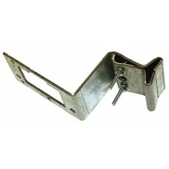 Bracket for mounting components such as motors, fans, or housings in HVACR systems. Provides stable support to maintain alignment and reduce vibration in commercial and industrial heating, ventilation, air conditioning, and refrigeration applications.
