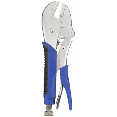 WESTWARD Locking Plier: Flat, Quick Release, 1 3/4 in Max Jaw Opening, 10 in Overall Lg - Flat-Jaw Locking Pliers