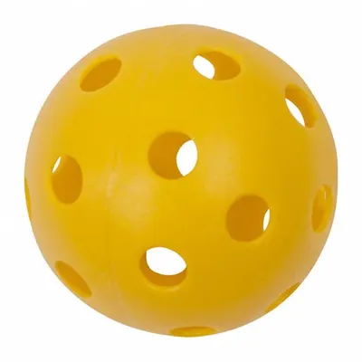 CHAMPION SPORTS Plastic Wiffle Ball, 9 in Circumference, Yellow - Baseball Wiffle Balls