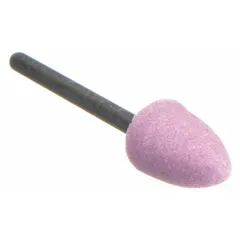 Aluminum Oxide Abrasive Point, Cone, 1/4 in Head Width, 5/8 in Head Length, Single Piece