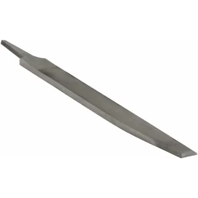 NICHOLSON Knife File: Double-Cut Face Cut, Single Edge Cut, Bastard Cut, 10 in Lg without Tang - Double-Cut Knife Files