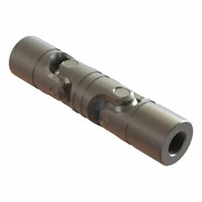 BELDEN Universal Joint: Stainless Steel, 1500, Round, 3/4 in Bore Dia, 6 9/16 in Overall Lg - Heavy Duty Double Universal Joints for Round Shafts