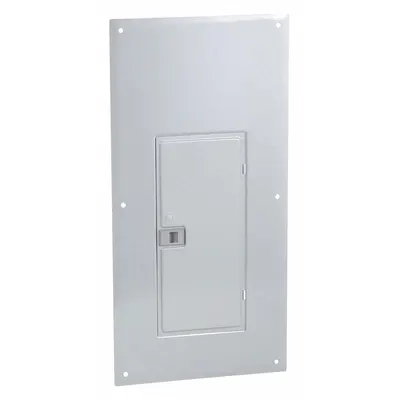 SQUARE D Load Center Cover: 31.06 in Lg, 1, Door, Non-Vented, 30 Spaces, 200 A Amps - Covers for Square D QO Load Centers