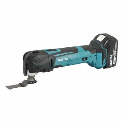 MAKITA Oscillating Tool Kit: 3.2° Oscillation Angle, (2) 3.0 Ah, LXT, Accessory Free Tool Change - Makita Cordless Oscillating Tools