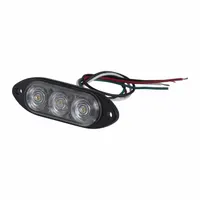 GROTE Warning/Directional Light: Combo Warning and Directional Light, Amber, 1 in Overall Wd, LED (MPN 78163)