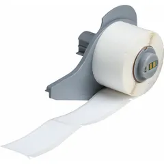 Wraparound Label: 2 1/2 in x 1 in, Nylon, Black on White, For 0.61 in Wire Dia (MPN M7-21-499). Key specifications — Printer Series Compatibility: BMP71; Recommended Ribbon: M7-R6200.