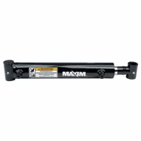 MAXIM Welded Hydraulic Cylinder: 3 in Bore Dia., 10 in Stroke Lg, 18 in Retracted Lg, 21,200 lb (MPN 288336)