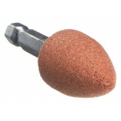 Aluminum Oxide Abrasive Point, 1-1/4 in Head Length, 11/16 in Head Width, Single Piece