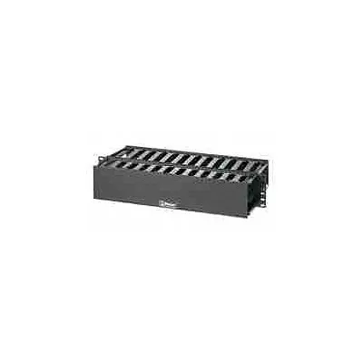 PANDUIT Dual Side Horizontal Finger Manager: Horizontal, 2 U, Dual Side Sides - Horizontal Finger-Style Cable Managers