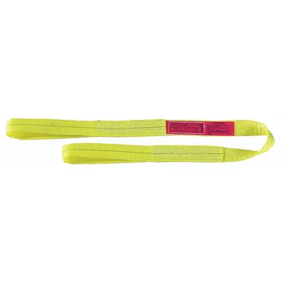 LIFT-ALL Web Sling: Type 3, Polyester, 3 ft Sling Lg, 12 in Eye Lg - Standard Polyester Flat-Eye Web Slings