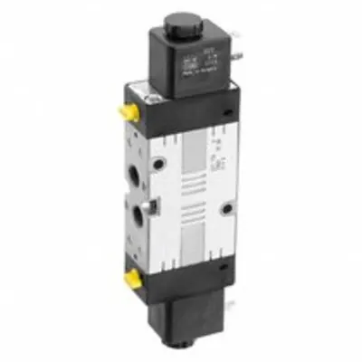 AVENTICS Solenoid Air Control Valve: Five-Way / Three-Position, Female 1/4 in NPT - Aventics Inline Spool Valves