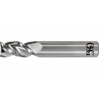 OSG Square End Mill: Carbide, 3 Flute, 1/2" Mill Dia, 3/8" LOC, 1-1/2" OAL (MPN VGM3-0001)