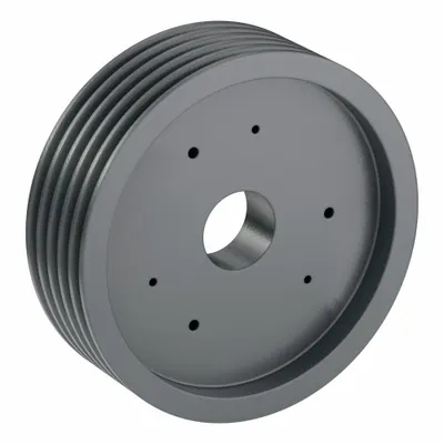 OEM V-Belt Pulley: B124 - Bushed-Bore Cast-Iron V-Belt Pulleys