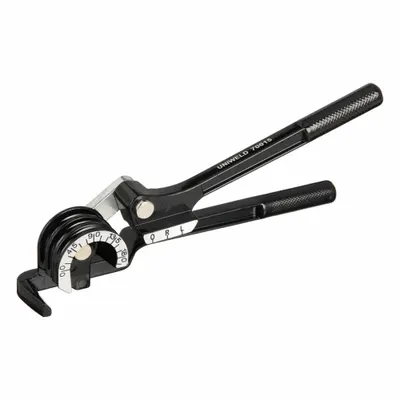 UNIWELD Tube Bender: Left/Offset/Right, 1/4 in_5/16 in_3/8 in Tubing Outside Dia - Max - Multi-Size Lever-Style Benders