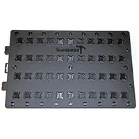 TOOLHANGER Tool Hanger Board: Black, 11 1/2 in Overall Wd, 18 in Overall Lg, Plastic (MPN 1001)
