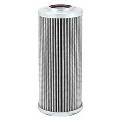 Hydraulic cartridge filter element with fiberglass media for removal of contaminants from hydraulic fluid. Suitable for use in industrial machinery, mobile equipment, and power units where clean oil is required for system protection.
