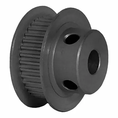 Dayton Timing Pulley: Modified Curvilinear, Fixed, For GT Timing Belt Section - GT Section Fixed-Bore Timing Pulleys with Hub
