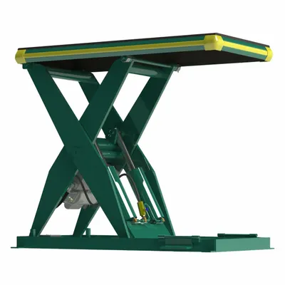 SOUTHWORTH Scissor Lift Table: Electric, 3,000 lb Load Capacity, 43 1/4 in Max Lifting Ht - Fixed-Top Electric Lift Tables
