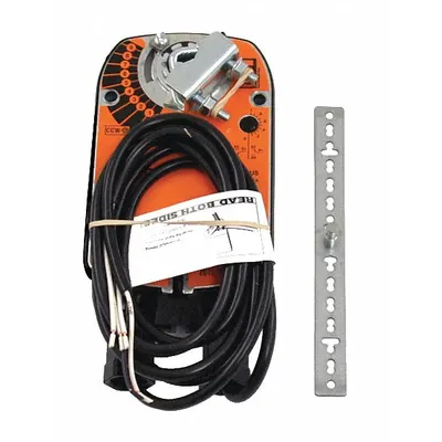 Belimo Actuator: Dampers, On/Off, Spring Return, 35 in-lb, 24V AC/DC, Hardwired - Fail-Safe Actuators with Spring Return