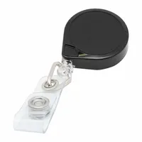 Badge Holder: Strap, Horizontal/Vertical, 3 in Overall Ht, 1 1/2 in Overall Wd, 9/16 in Overall Dp (MPN 0057-005)