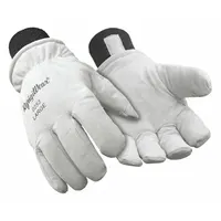 REFRIGIWEAR Leather Gloves: XL ( 10 ), -20°F Min Temp, Std, Drivers Glove, Goatskin, Kevlar®, 1 PR (MPN 0253RWHTXLG)