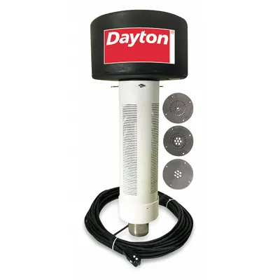 Dayton Fountain Aerator: 1/2 hp, 115V AC, 30 ft Max. Spray Ht, 30 ft Max. Spray Wd - Fountain Aerators
