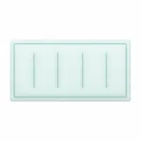 Ring Panel Air Filter: 20 in x 50 in x 1 in, 50 in Section Wd, 1 Sections, 2 Ply, MERV 8