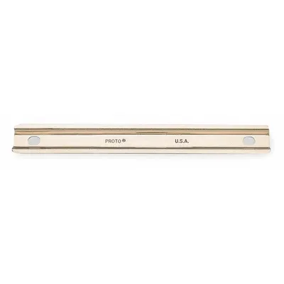PROTO Socket Rail: Silver, 9 in Overall Wd, 0 Posts/Slots, Steel - Socket Rails & Trays