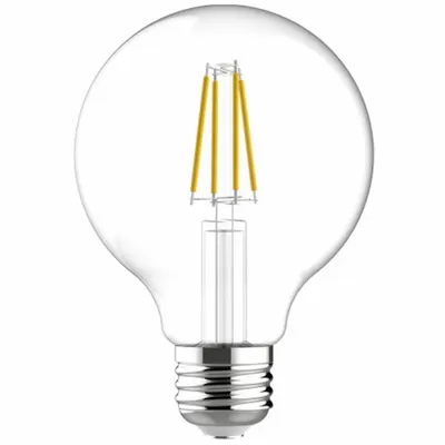 GE LAMPS Compact LED Bulb: Medium Screw (E26), LED, (G) Globe, G25, 5 W Watt, 2700K - Medium Screw Base (E26) Lamps